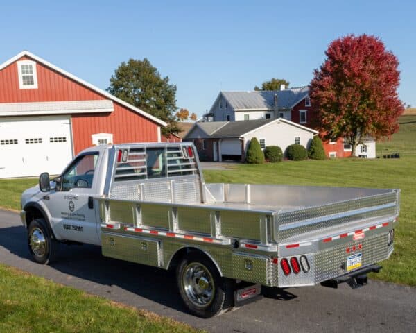 Zimmerman 97"x114" Aluminum Flat Bed - Fits Ford 2017 - Newer 60" CA Cab and Chassis - Image 7