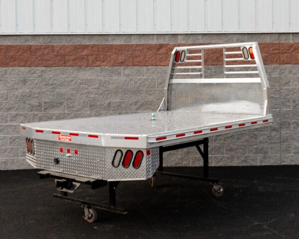 Zimmerman 84"x114" Aluminum Flat Bed - Single Wheel 60" CA Cab and Chassis