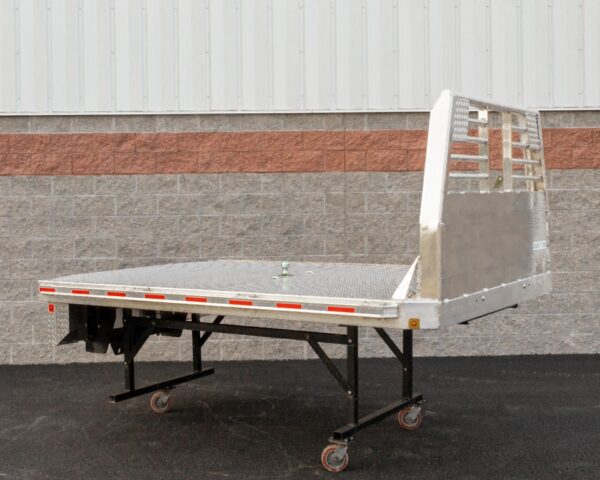 Zimmerman 84"x114" Aluminum Flat Bed - Single Wheel 60" CA Cab and Chassis - Image 2