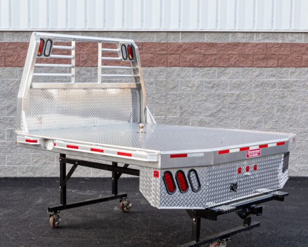 Zimmerman 84"x84" Aluminum Flat Bed - Fits Ford 2017 - Newer Single Wheel Short Bed - Image 2