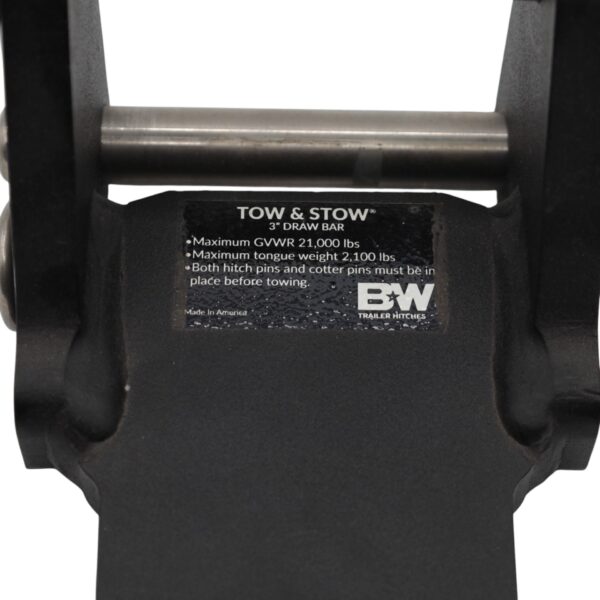 B&W Drawbar Attachment for 3" Tow and Stow – Model # TS35300B - Image 4