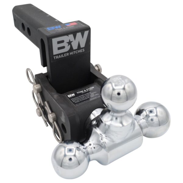 B&W Trailer Hitch – 3" Drop, 3 Balls (1 7/8", 2", 2 5/16") for 2" Receiver Hitch