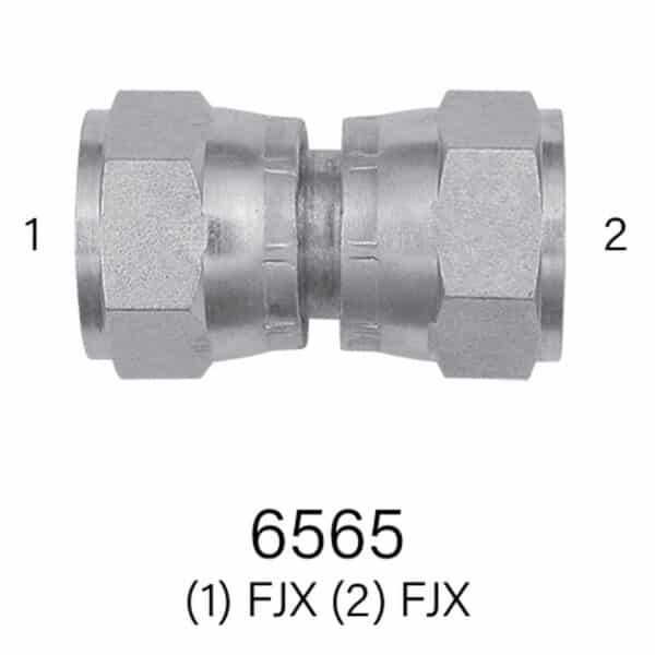 FJX to FJX Hydraulic Adapter, Series 6565, Sizes #4 - #24