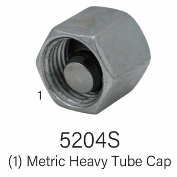 Series 5204S Metric Heavy Tube Cap Size #6-#25