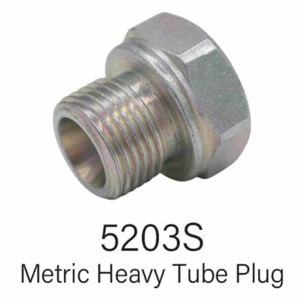 Series 5203S Metric Heavy Tube Plug Size #6-#20