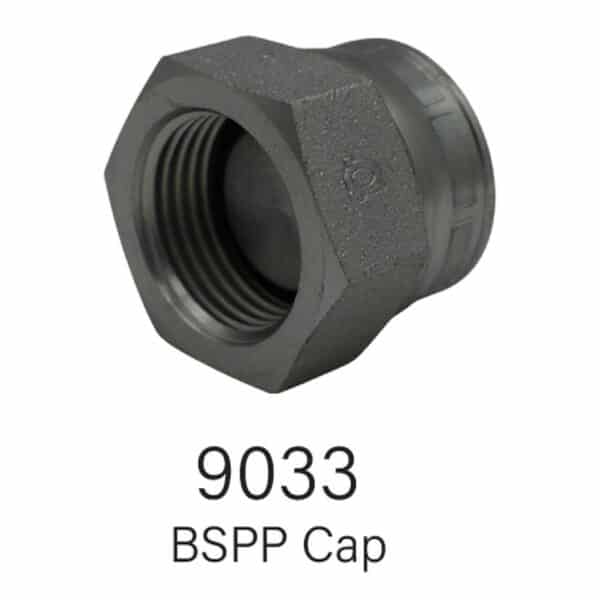 Series 9033 BSPP Cap, Size #2-#24