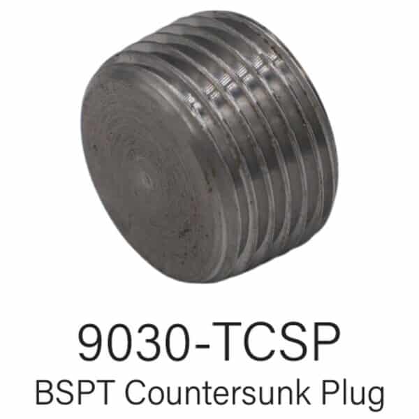 Series 9030-TCSP BSPT Countersink Plug, Size #2-#6