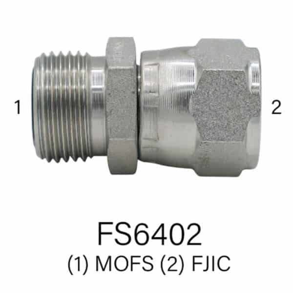 Series FS6402 Hydraulic MOFS to MJIC, Sizes #4 - #16