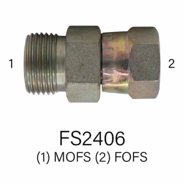 Series FS2406 Hydraulic Adapter MOFS to FOFS, Sizes #4 - #16