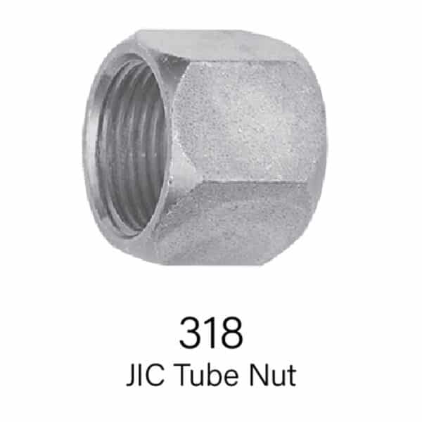 JIC Tube Cap Series 318 Sizes #4 - #24