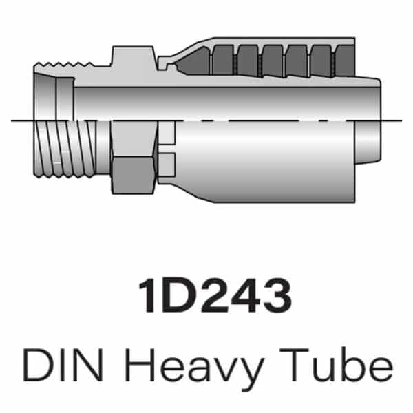 Parker Series 1D243 Metric DIN Heavy Tube, Size 8mm - 30mm