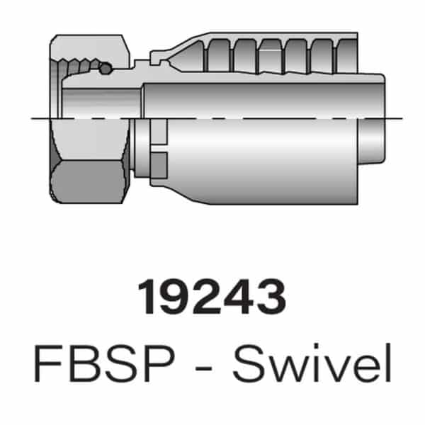 Parker Series 19243 Female BSP, Size #4-#16