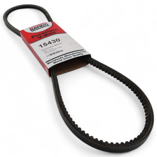 Automotive 15 Series Open-Faced Cogged V-Belt – 15/32" x 43" - Image 2