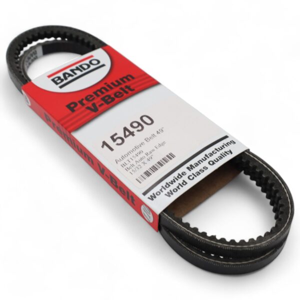 Automotive 15 Series Open-Faced Cogged V-Belt – 15/32" x 49" - Image 2