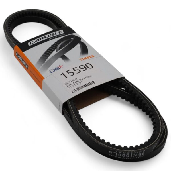 Automotive 15 Series Open-Faced Cogged V-Belt – 15/32" x 59" - Image 2