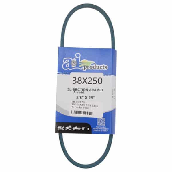 3/8" x 25" Wrapped V-Belt – Heavy Duty and Reliable for Long-Term Use