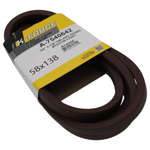 5/8" x 138" Wrapped V-Belt - Image 2