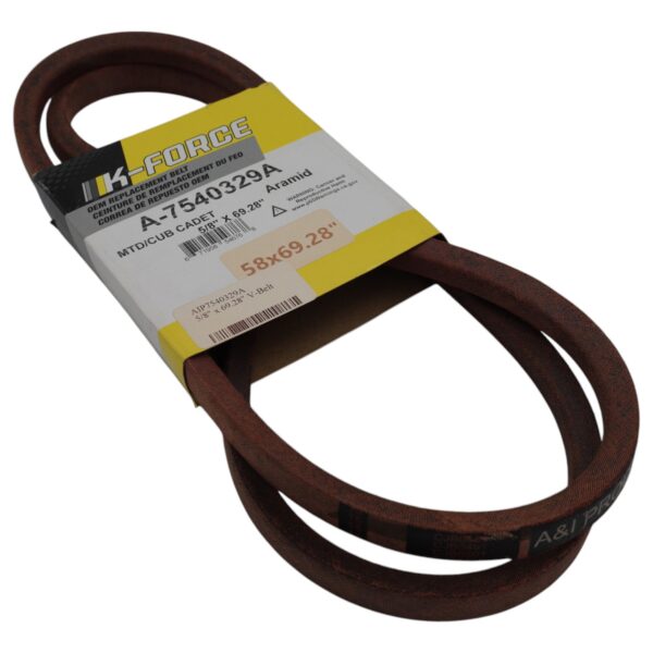 5/8" x 69.28" Wrapped V-Belt - Image 2