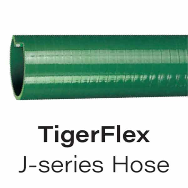 Tigerflex J Series Green PVC Hose, MSHA Compliant, -4°F to 150°F, Agricultural & Mining Applications