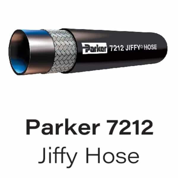 Parker Series 7212 Jiffy Multipurpose Oil-Resistant Push-On Hose, 300 PSI, 212°F