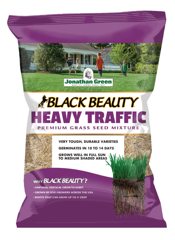 Jonathan Green Black Beauty Heavy Traffic, Grass Seed, 7 lb